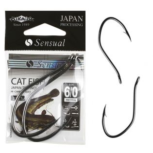 1-haarakoukku Sensual Cat Fish Mikado, koko 8/0, 2 kpl