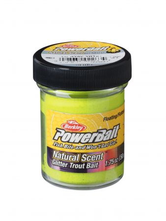 Konstbete 50 g Garlic Chartreuse Natural Glitter, Berkley PowerBait