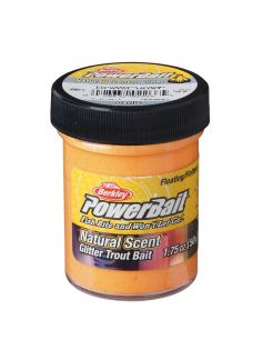 Syöttitahna 50 g Garlic Fluo Orange Natural Glitter, Berkley PowerBait