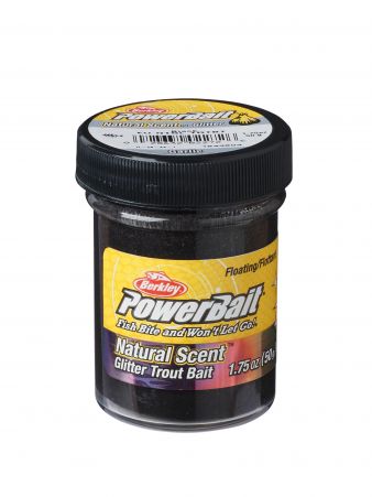 Konstbete 50 g Garlic Black Natural Glitter, Berkley PowerBait