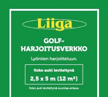 Golf-harjoitusverkko (5.0 x 2.5 m)