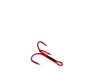 O'Shaugnessy treble, punainen, koko 12 (pit. 12mm)