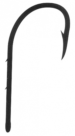 Baitholder svart enkelkrok storlek 10, 14 mm