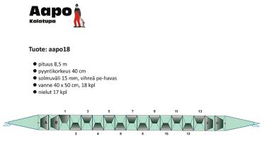 Aapo kalatupa 8,5m