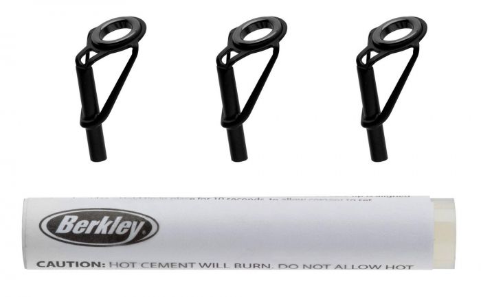 Toppöglor Rod Tip Repair kit, 3 st, svart, Berkley