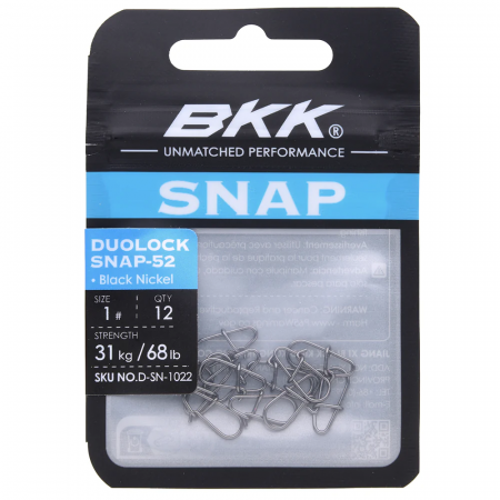 Lås BKK Duolock Snap-52, svart 