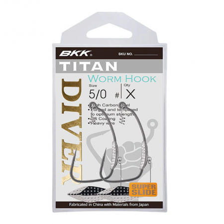 Offsetkoukku BKK Titan Diver Soft bait Hook