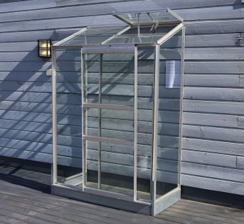 ESITTELYMALLI PIETARSAARI Kasvihuone Halls Altan 0,9 m² lasilla