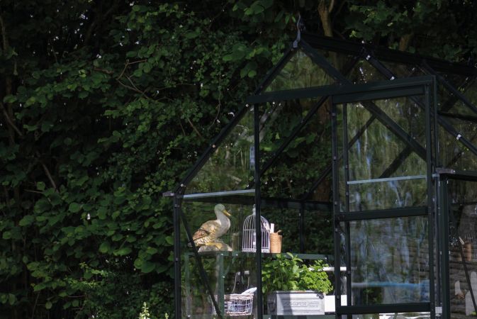 Halls Icon 6 Säkerhetsglas 4,9m² Svart