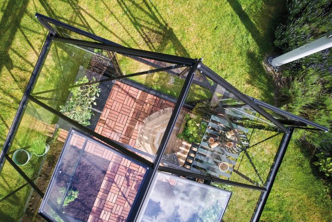 Halls Icon 8 Säkerhetsglas 8,1m² Svart