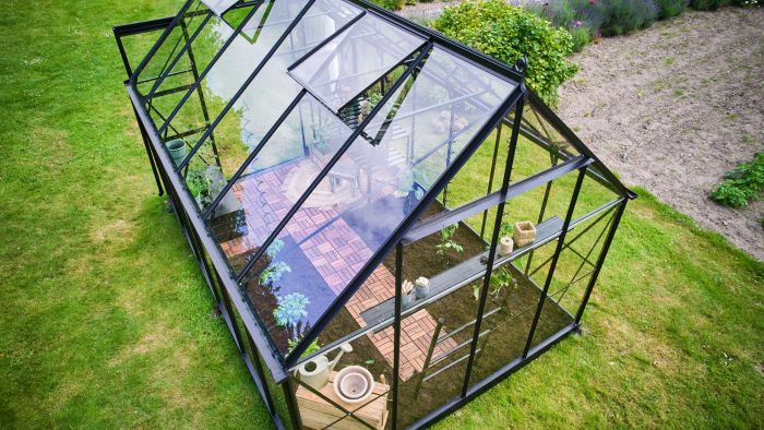 Halls Icon 8 Säkerhetsglas 9,7m² Svart