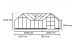 Halls Icon Gardenhouse 13 m² Musta