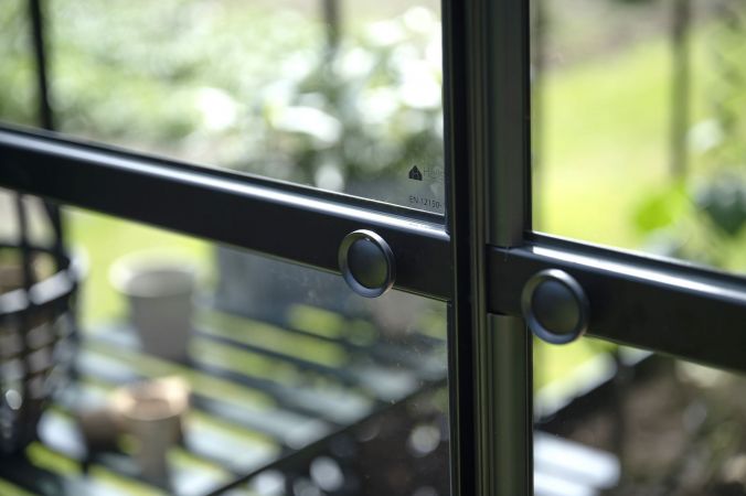 Halls Icon Planthouse Säkerhetsglas 7,3m² Svart