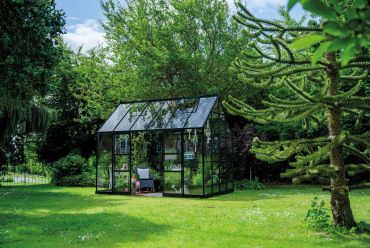 Halls Icon Planthouse Säkerhetsglas 9,7m² Svart