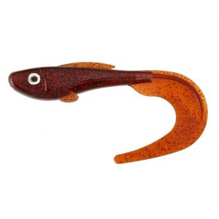 Jigg Beast Curl Tail 21 cm,  Red Motoroil, 2 kpl, Abu Garcia