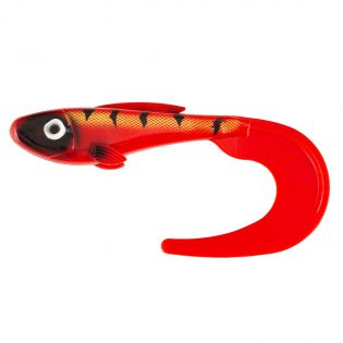 Haukijigi Beast Curl Tail 21 cm, Red Tiger, 2 kpl, Abu Garcia