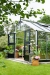 Kasvihuone Juliana Gardener 16,2 m² turvalasilla, alumiini/musta väri
