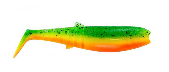 Jigi Cannibal Shad Savage Gear, väri: Firecracker, 8cm/5g, 5 kpl