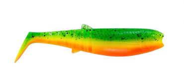 Jigi Cannibal Shad Savage Gear, väri: Firecracker, 8cm/5g, 5 kpl