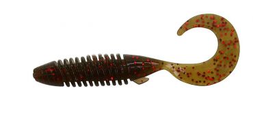 Jigi Grubin' Shad 10 cm, Green Pumpkin, 7 kpl, Daiwa