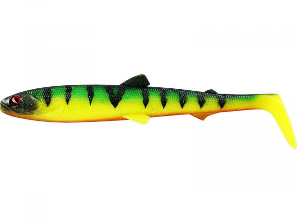 Jigg BullTeez Shadtail 24 cm / 107 g, Tiger Perch, Westin