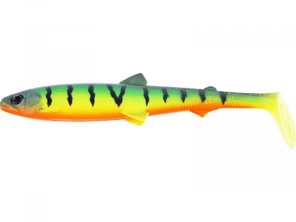 Jigi BullTeez Shadtail 9,5 cm / 7 g, 2 kpl, Tiger Perch, Westin