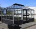 ESITTELYMALLI PIETARSAARI Kasvihuone Juliana Grand Oasis 13,0 m² muurille, turvalasilla, antrasiitin harmaa