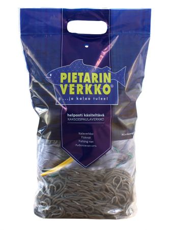 Fisknät 13mm 1,8m garn 0,15 längd 33m, Pietari dubbelteln