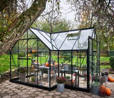 Halls Icon Gardenhouse 13 m² Musta