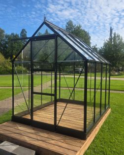Halls Icon 6 Säkerhetsglas 4,9m² Svart