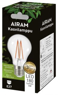 Kasvilamppu 5W Airam Plant Led 160lm