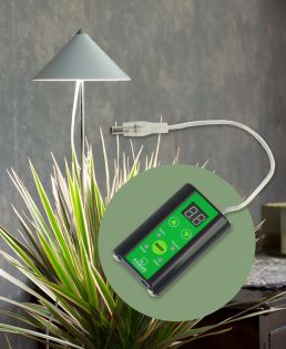 SunLite led-växtlampa XL vit + dimmer/timer