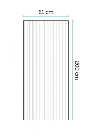 Kennolevy 6 mm, 61x200 cm