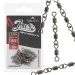 Stingerleikari Mikado Jaws Triple Swivels XL, 5 kpl
