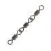 Stingerleikari Mikado Jaws Triple Swivels XL, 5 kpl