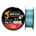 Flätlina J-Braid Expedition x8E 300 m, Multicolor, Daiwa