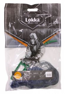 Lokka-nät för betesfisk 9mm 1,0m garn 0,15 / 5m 