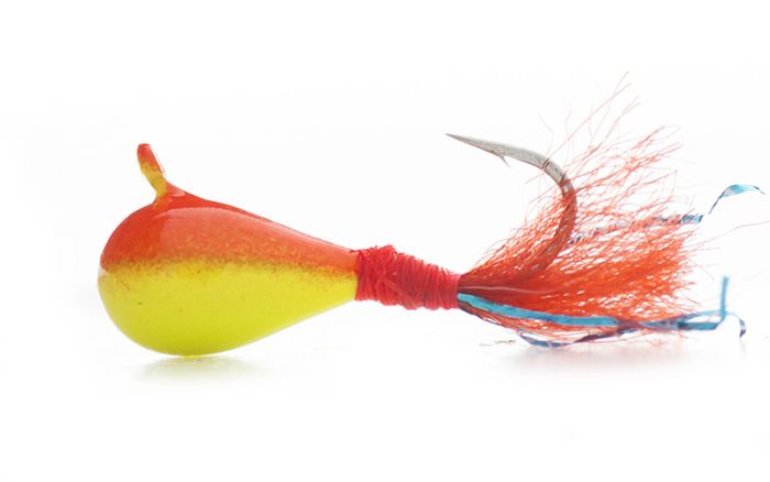 Volfram mormyska Tupsu Ø 6 mm, gul/röd