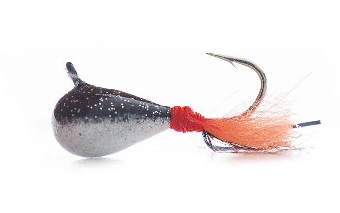 Volfram mormyska Tupsu Ø 6 mm, svart/silver