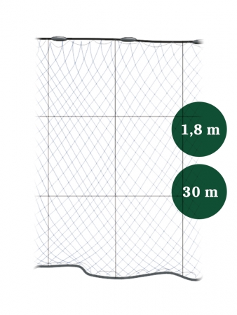 Riimuverkko 90mm x 1,8/3,0 IronSilk pituus 30m, Pietarin kaksoispaula