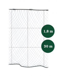 Grimnät 60mm x 1,8/3,0 IronSilk längd 30m, Pietari dubbelteln