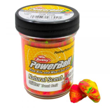 Syöttitahna Berkley PowerBait, Tutti Frutti Glitter, 50 g