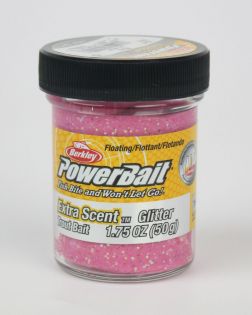 Syöttitahna Berkley PowerBait, Glitter (hile), Pink, 50 g