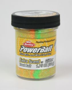 Syöttitahna Berkley PowerBait, Glitter (hile), Rainbow, 50 g