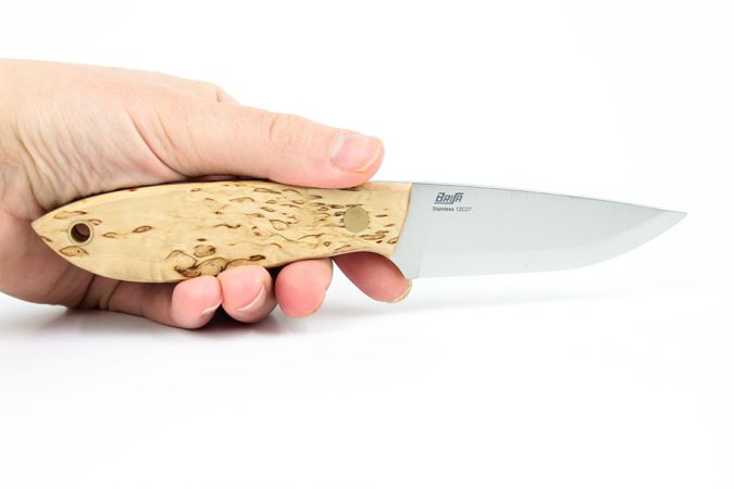 Kniv Brisa Bobtail, Curly Birch