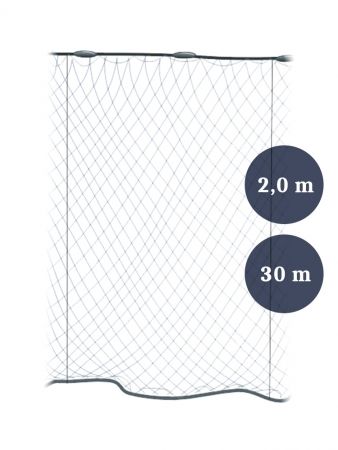 Pystyriimuverkko 100mm x 2,0/3,0 lanka 0,25 pituus 30m, Pietarin kaksoispaula