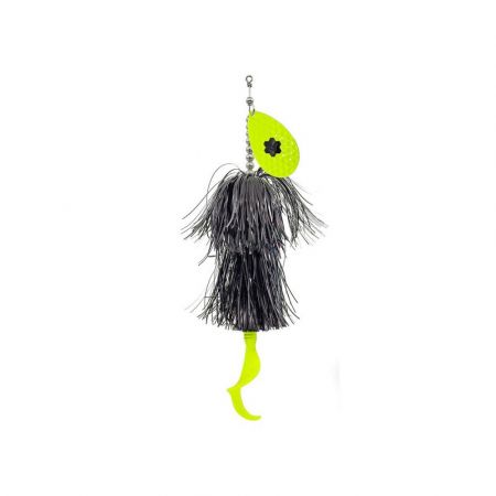 Haukilippa Savage Blade Single 24cm/82g, Black Chartreuse, Savage Gear
