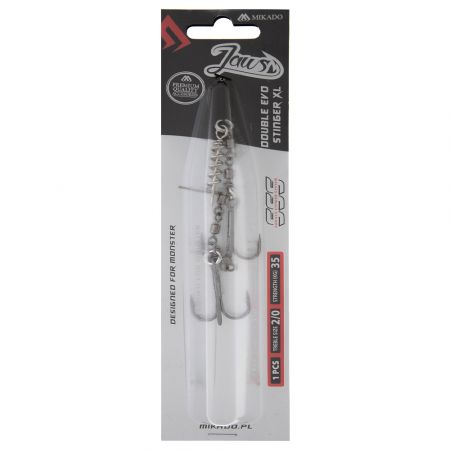 Stingerkrok Jaws Double EVO Stinger, Mikado