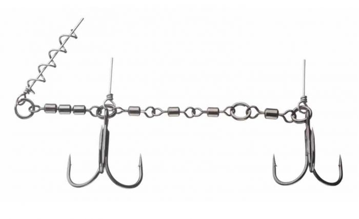 Stingerkoukku Prorex Screw-in Swivel Stinger, Daiwa