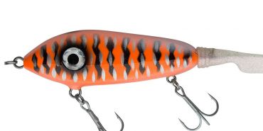 Jerk Abu Garcia Svartzonker McMy Tail 10 cm/47 g, Hot Pearl/Orange